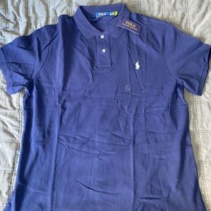 New Polo by Ralph Lauren Men's Blue Polo Shirt